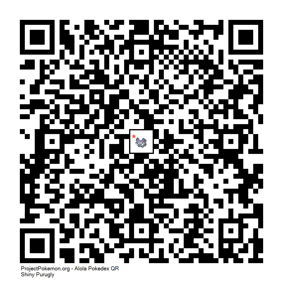 Cdigo QR de Purugly variocolor
